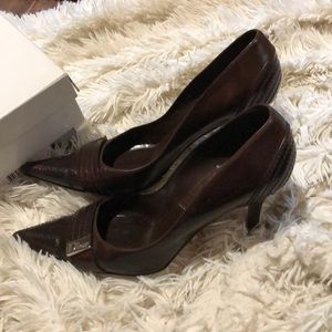 Dior leather heels